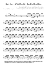 I'm His He's Mine (feat. Doechii) - Katy Perry drum sheet music