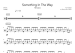 Something in the Way - Nirvana drum sheet music