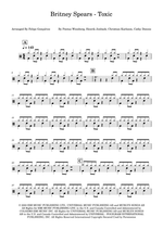 Toxic - Britney Spears drum sheet music