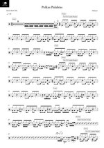 Polkas Palabras Molotov Full Drum Transcription / Drum Sheet Music SheetMusicDirect D