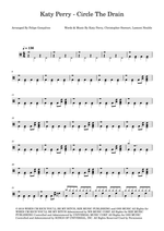 Circle the Drain - Katy Perry drum sheet music
