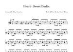 Sweet Darlin - Heart drum sheet music
