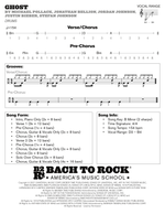 Ghost - Justin Bieber drum sheet music