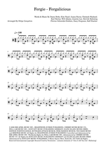Fergalicious - Fergie drum sheet music