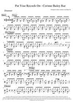 Put Your Records On - Corinne Bailey Rae drum sheet music