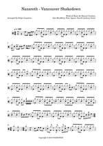 Vancouver Shakedown - Nazareth drum sheet music