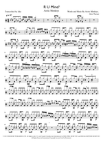 R U Mine? - Arctic Monkeys drum sheet music