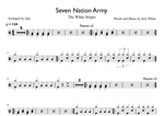 Seven Nation Army - The White Stripes drum sheet music