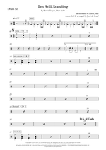 I'm Still Standing - Elton John drum sheet music