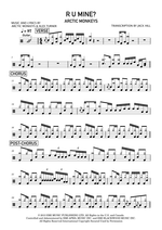 R U Mine? - Arctic Monkeys drum sheet music