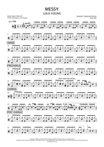 Messy - Lola Young drum sheet music