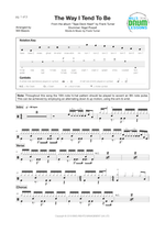 The Way I Tend to Be - Frank Turner drum sheet music