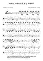 Got to Be There - Michael Jackson drum sheet music