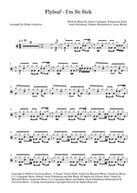 I'm so Sick - Flyleaf drum sheet music