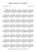 I'm so Blue - Michael Jackson drum sheet music