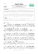 Cupid's Dead - Extreme drum sheet music
