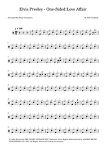 One Sided Love Affair - Elvis Presley drum sheet music