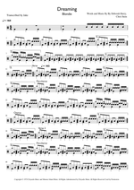 Dreaming - Blondie drum sheet music