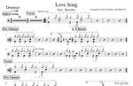 Love Song - Sara Bareilles drum sheet music
