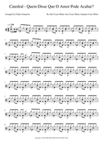 Quem Disse Que O Amor Pode Acabar? - José Cezar Motta drum sheet music