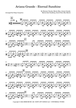 Eternal Sunshine - Ariana Grande drum sheet music