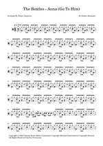 Anna (Go to Him) - The Beatles drum sheet music