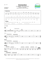 Connection - Elastica drum sheet music
