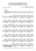 Yes, And? (with Mariah Carey Remix) - Ariana Grande drum sheet music