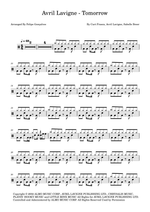 Tomorrow - Avril Lavigne drum sheet music