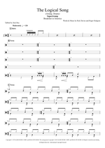 The Logical Song - Supertramp drum sheet music