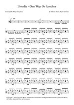 One Way or Another - Blondie drum sheet music