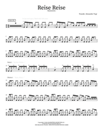 Reise, Reise - Rammstein drum sheet music