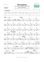 Moonlighting - Leo Sayer drum sheet music