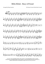 Bury a Friend - Billie Eilish drum sheet music