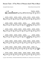 If You Were a Woman (And I Was a Man) - Bonnie Tyler drum sheet music