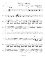 Waiting for Love - Avicii drum sheet music