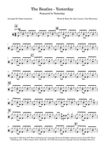 Yesterday - The Beatles drum sheet music