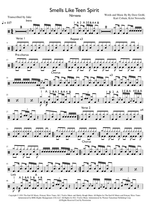 Smells Like Teen Spirit - Nirvana drum sheet music