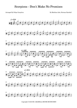 Don't Make No Promises (Your Body Can't Keep) - Scorpions drum sheet music