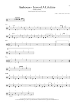 Love of a Lifetime - Firehouse drum sheet music