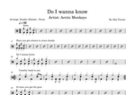 Do I Wanna Know? - Arctic Monkeys drum sheet music
