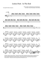 In the End - Linkin Park drum sheet music