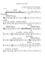 Don't Go Yet - Camila Cabello drum sheet music