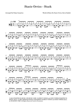 Stuck - Stacie Orrico drum sheet music
