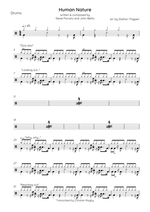 Human Nature - Michael Jackson drum sheet music