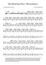 Where Is the Love? - Black Eyed Peas drum sheet music