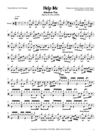 Help Me - Alkaline Trio drum sheet music