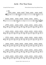 Fire Your Guns - AC/DC drum sheet music