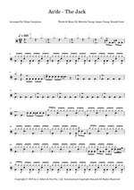 The Jack - AC/DC drum sheet music