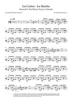 La Bamba - Los Lobos drum sheet music